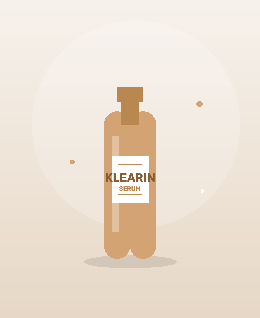 Woman-approved premium Klearin serum for clear glowing skin